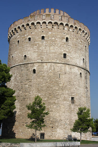 Salonic White Tower stock photo