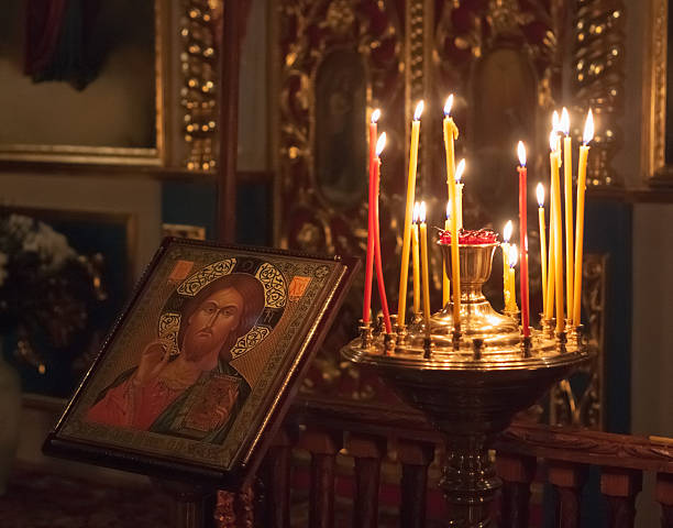 istock Interior Of Belarusian Orthodox Church. 186035722