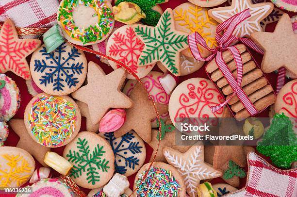 Christmas Cookies Stock Photo - Download Image Now - Cookie, Sugar Sprinkles, Christmas