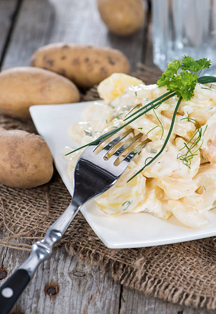 istock Portion of homemade Potato Salad 186041399