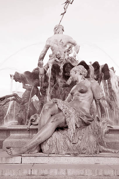 istock Neptune Fountain by Begas, Alexanderplatz Square, Berlin 186041567