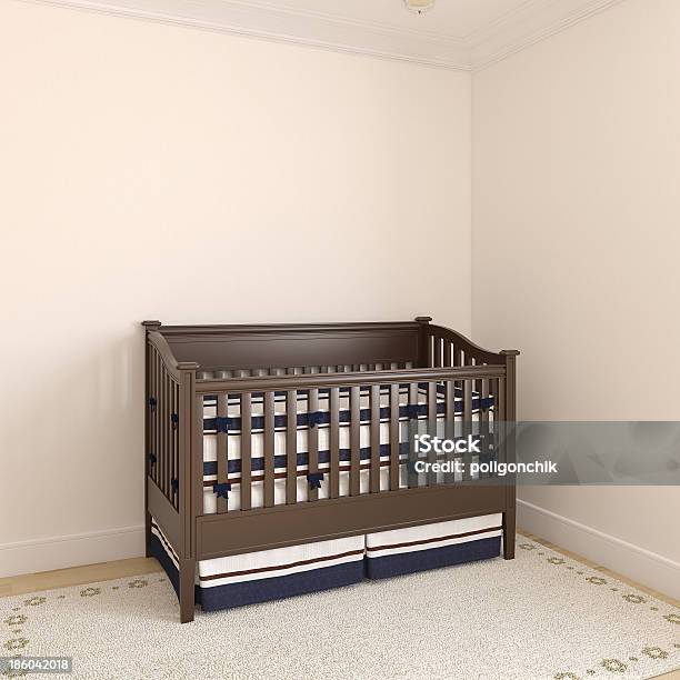 Interior Of Nursery Stock Photo - Download Image Now - Apartment, Bed - Furniture, Bedroom