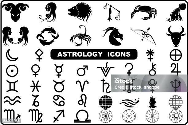 Vetores de Astrologia Ícone e mais imagens de Adulto - Adulto, Animal, Aquário - Signo de Ar do Zodíaco