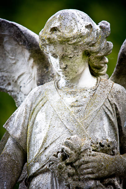 istock Beautiful Sculpture at a Melbourne Cemetery 186044555