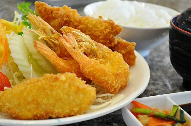 istock Japanese style fried food 186044877