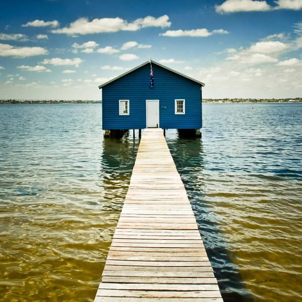 istock Boatshed on the Swan River - Perth 186045943