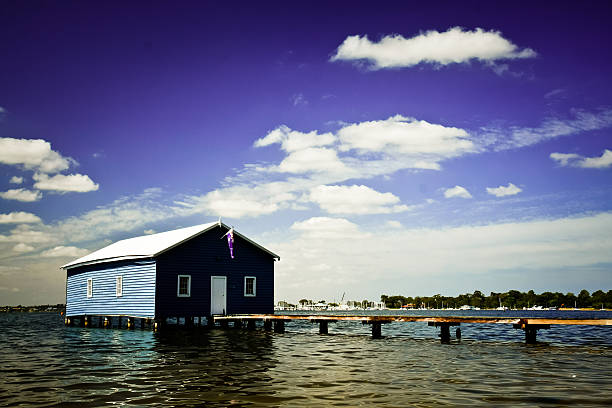 istock Boatshed on the Swan River - Perth 186046352
