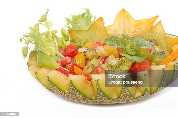 Salada De Frutas Na Melão - Fotografias de stock e mais imagens de Cocktail - Cocktail, Colorido, Comida