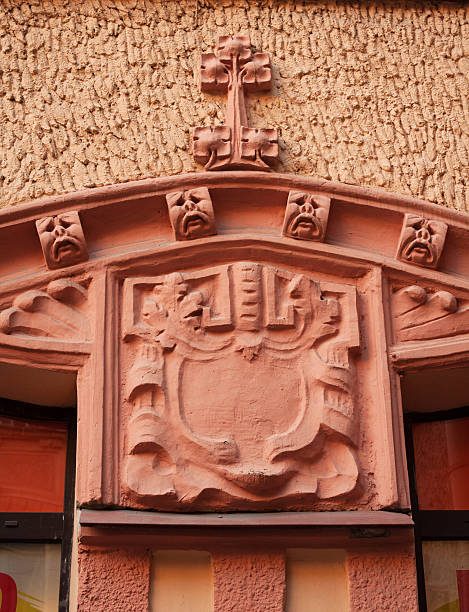 istock Decorative element facade of the house 186048135