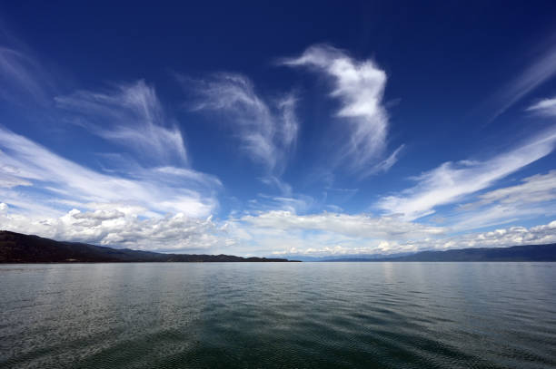 istock Beautiful dramatic summer cloudscape over Flathead Lake in Montana. 1860491495