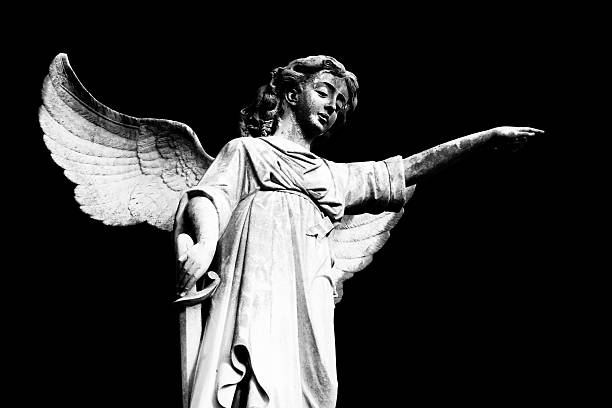istock Beautiful Sculpture at a Melbourne Cemetery 186049552