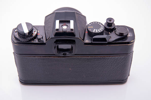 istock Old 35 mm film camera 186052714