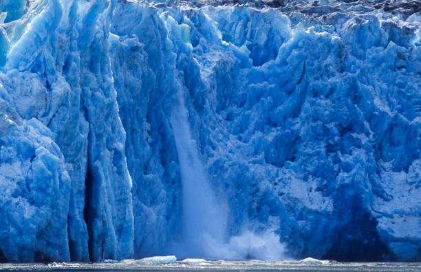 Glacier Calving into Alaskan Bay