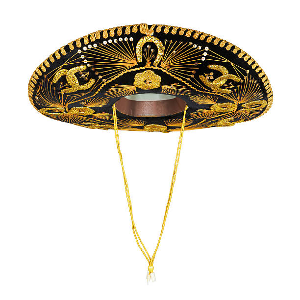 Mexican Sombrero Mexican Sombrero on white background latin music photos stock pictures, royalty-free photos & images