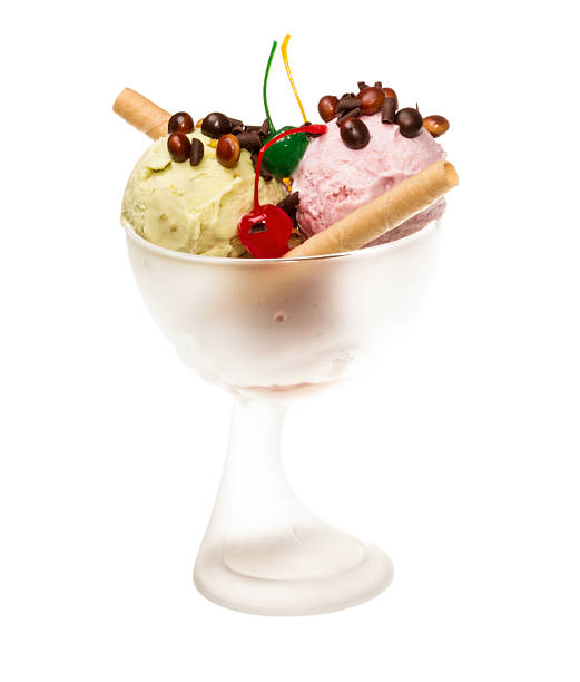 istock yogurt and chocolate ice cream in a bowl close up 186062466