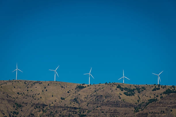 istock Wind turbines in the Columbia River Gorge 186063495