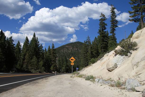 istock Bear Warning Sign, Lake Tahoe 1860653046