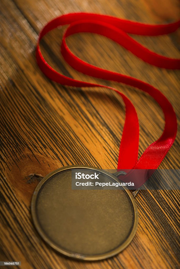 Campeão Medalha de madeira Mesa - Royalty-free Bronze - Cores Foto de stock