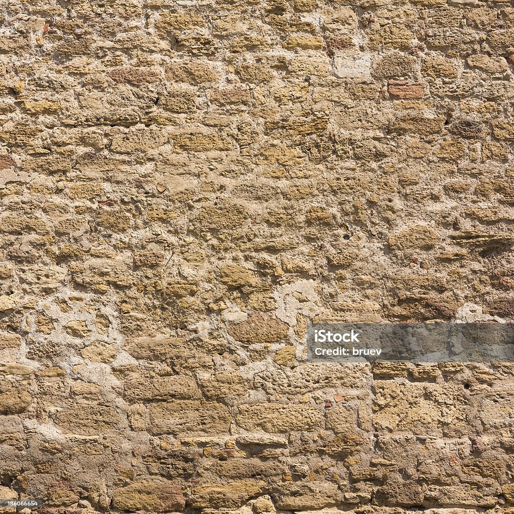 Grunge parede de pedras - Foto de stock de Antigo royalty-free