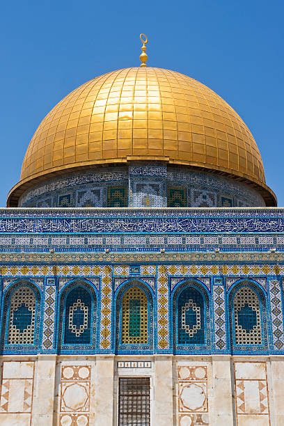 Dome of the Rock Al Aksa Mosque Architectural detail of Dome of the Rock al aksa stock pictures, royalty-free photos & images