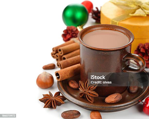 Cocoa With Cinnamon Stock Photo - Download Image Now - Anise, Brown, Cacao Fruit