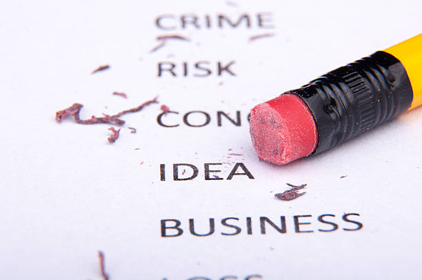 istock Business words and pencil 186074555