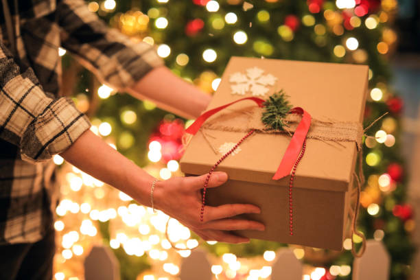 istock Surprise, Christmas Tree And New Year's Gift, Christmas Decoration 1860763079