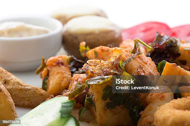 Appetizer Closeup Stock Photo - Download Image Now - Appetizer, Cut Out, Edible Mushroom