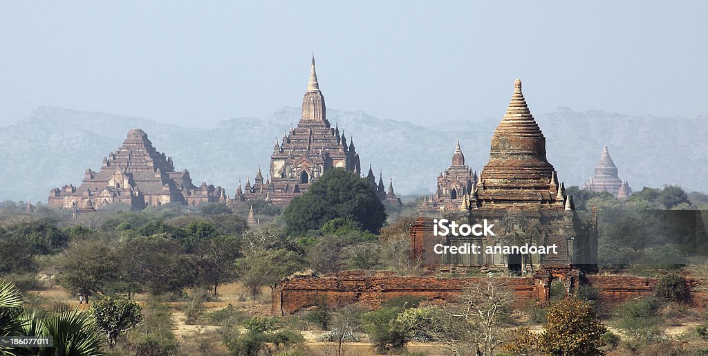 Pagodes de Bagan - Photo de Antique libre de droits