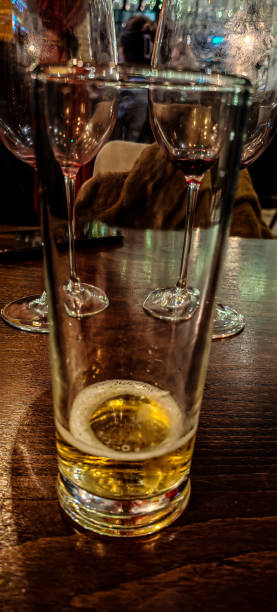 istock Almost empty glass of beer 1860789829