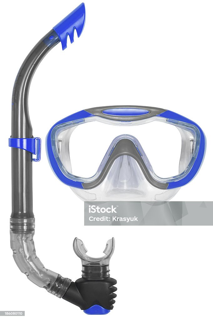 Snorkel and Mask for Diving Snorkel and Mask for Diving on white background.With Clipping Path Snorkel Stock Photo