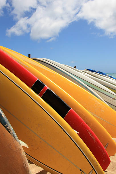 istock Rack of Surf Boards at Waikiki 186080113