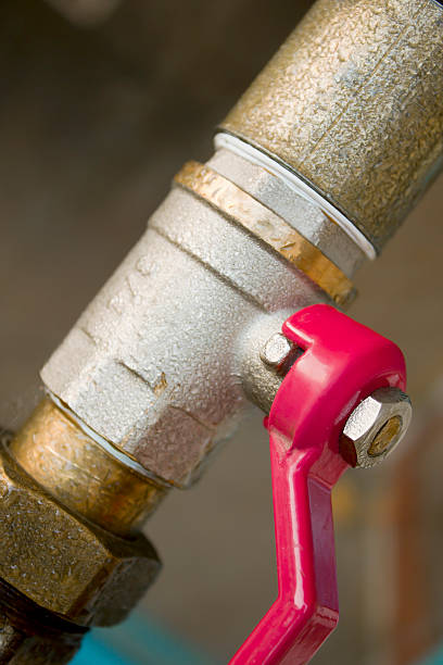 istock Water taps  for watering plants 186080967