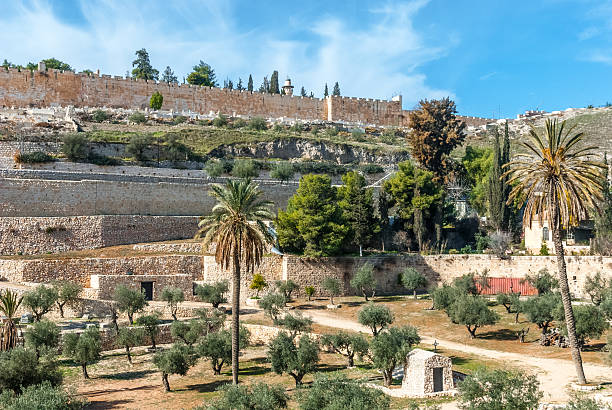 istock Jerusalem old walls, Israel 186081448