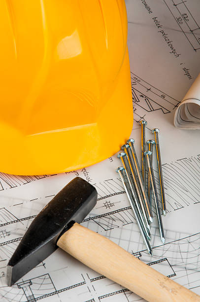 istock Industrial concept of construction site 186081522
