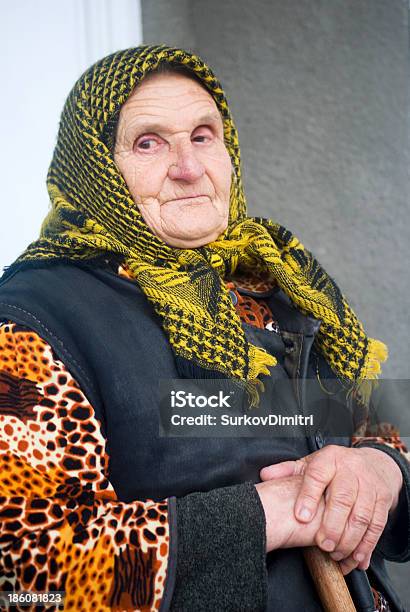 Poor Elderly Woman Stock Photo - Download Image Now - Russian Ethnicity, Russian Culture, Senior Adult