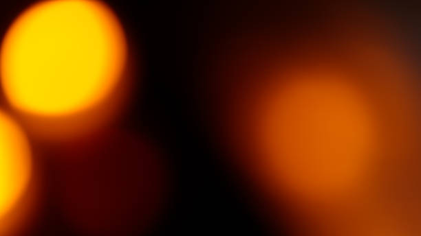 istock Abstract Bokeh Effect with Golden Lights, Christmas Light Background 1860841390