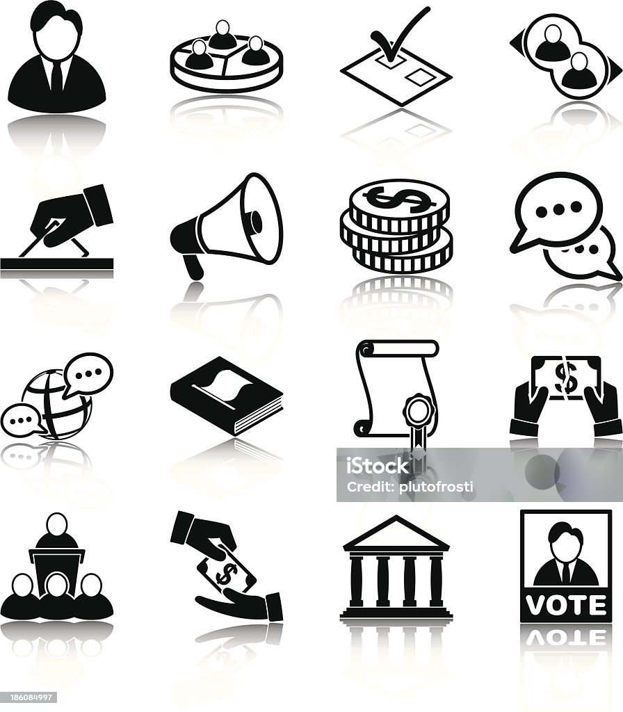 La politique - clipart vectoriel de Affiche libre de droits