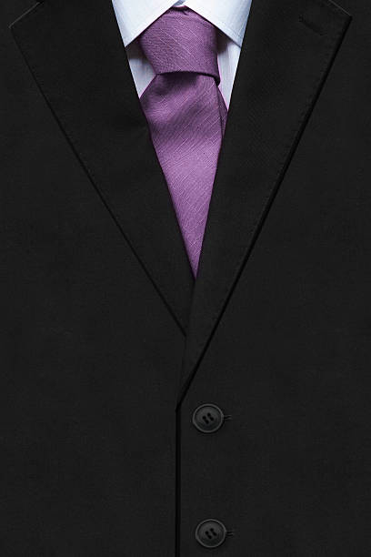 istock Closeup businessman suit with tie 186087253