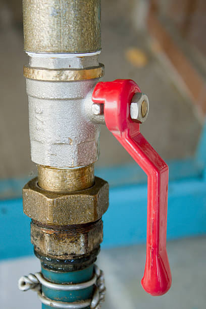 istock Water taps  for watering plants 186087261