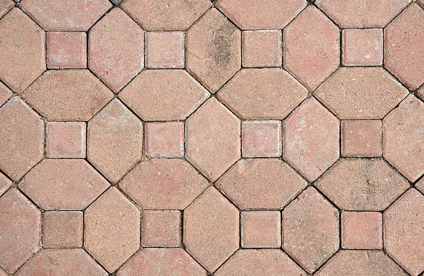 istock Texture of exposed cement floor tiled. 186091155