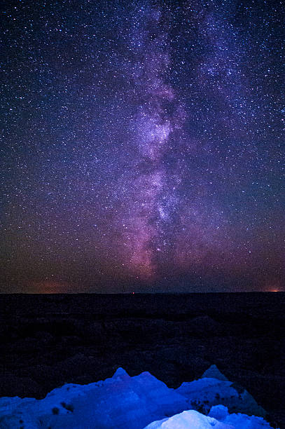 istock Starry Sky and a Milky Way Nebula 186091211