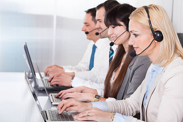 istock Happy Business People Working On Laptop 186091268