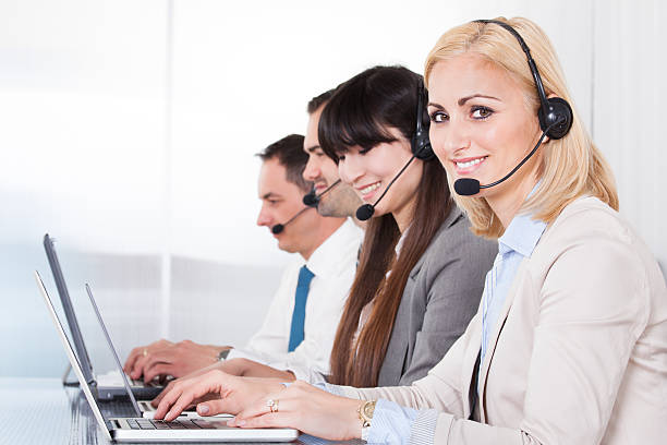 istock Happy Business People Working On Laptop 186091293