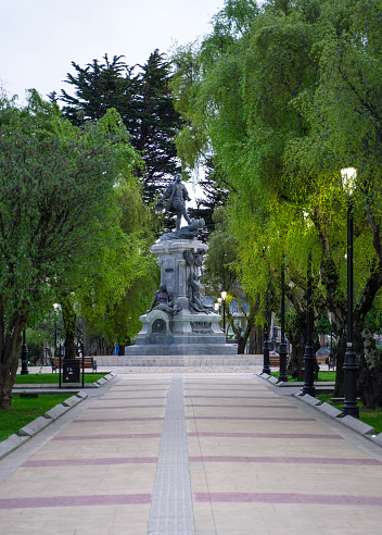 Plaza De Armas and Magellan Monument