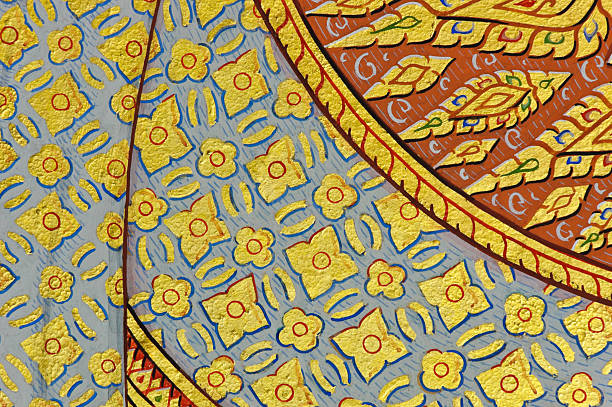 istock Traditional Thai painting 186094010