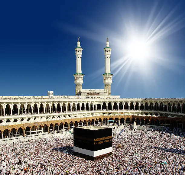 Holly Mecca during Hajj time