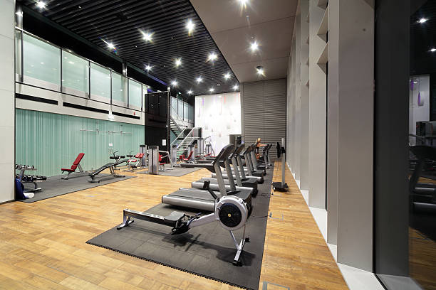 istock bright gym with a lot of windows 186094727