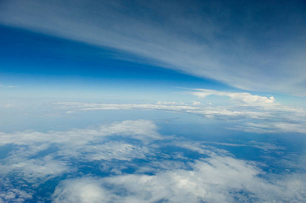 istock High altitude view of the atmosphere. 186095967