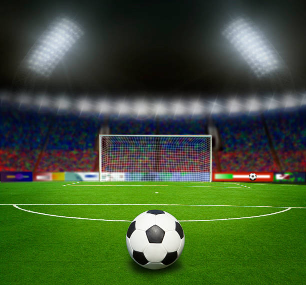 istock football stadium before the match 186097415